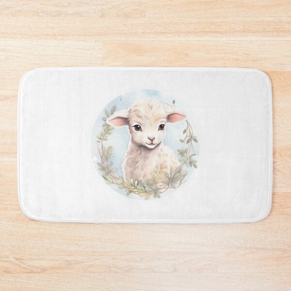 Item preview, Cute lamb // little lamb // flowers // majestic // lamb poster // baby lamb designed and sold by SMARTKIT  DESIGNAGENCY.