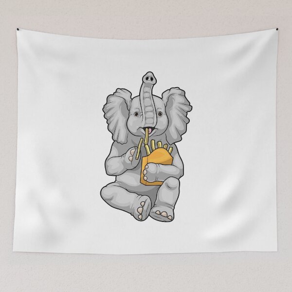 Item preview, Elephant French fries designed and sold by Snabdesign84.