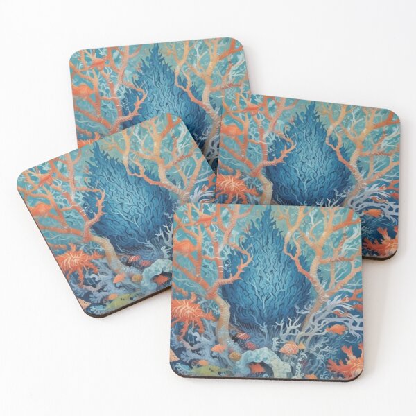 Item preview, Blue coral designed and sold by GasconyPassion.