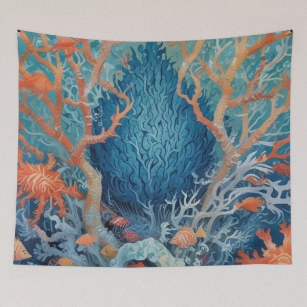 Item preview, Blue coral designed and sold by GasconyPassion.