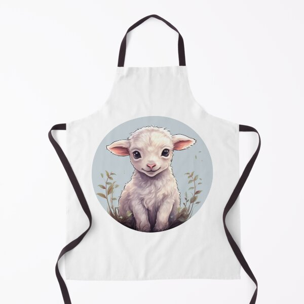 Item preview, Cute lamb // little lamb // flowers // majestic // lamb poster // baby lamb designed and sold by SMARTKIT DESIGNAGENCY.