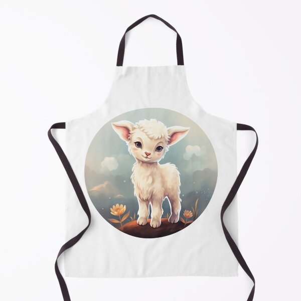 Item preview, Cute lamb // little lamb // flowers // majestic // lamb poster // baby lamb designed and sold by SMARTKIT DESIGNAGENCY.