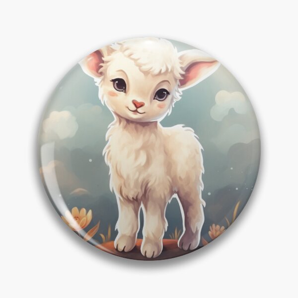 Item preview, Cute lamb // little lamb // flowers // majestic // lamb poster // baby lamb designed and sold by SMARTKIT  DESIGNAGENCY.