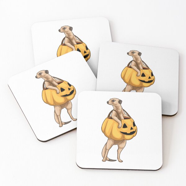 Item preview, Meerkat Halloween Jack O Lantern designed and sold by Snabdesign84.