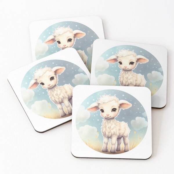Item preview, Cute lamb // little lamb // flowers // majestic // lamb poster // baby lamb designed and sold by SMARTKIT  DESIGNAGENCY.