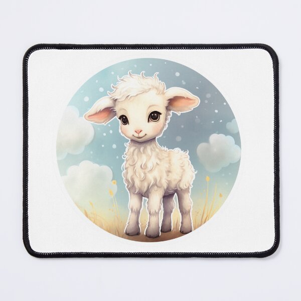 Item preview, Cute lamb // little lamb // flowers // majestic // lamb poster // baby lamb designed and sold by SMARTKIT  DESIGNAGENCY.