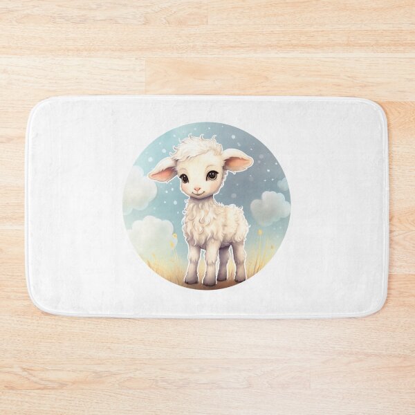 Item preview, Cute lamb // little lamb // flowers // majestic // lamb poster // baby lamb designed and sold by SMARTKIT  DESIGNAGENCY.