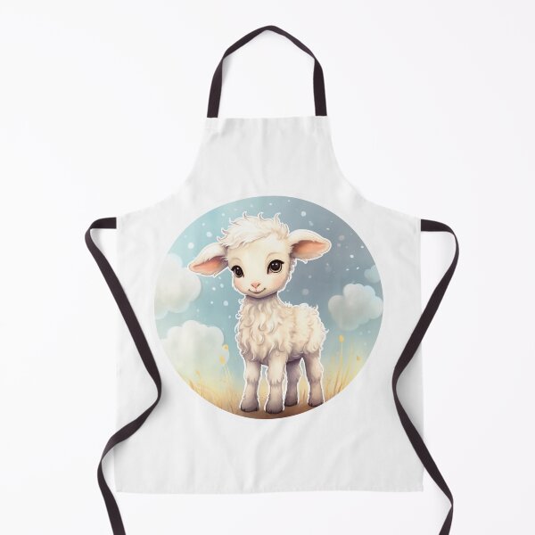 Item preview, Cute lamb // little lamb // flowers // majestic // lamb poster // baby lamb designed and sold by SMARTKIT DESIGNAGENCY.