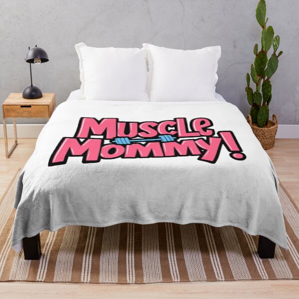 Item preview, Muscle Mommy! Pink And Blue designed and sold by PMCreative.