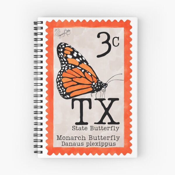 Item preview, Monarch Butterfly: Texas State Butterfly Stamp designed and sold by Marguerite Artistry.