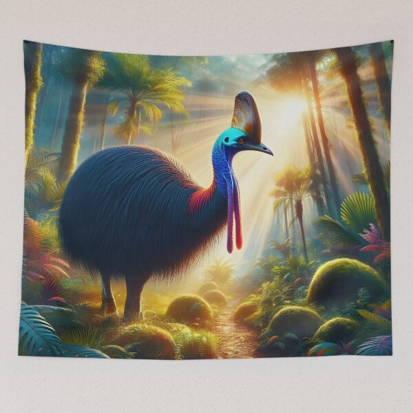 Item preview, Cassowary Art #14 | Cassowary Lovers designed and sold by ksgraphics222.