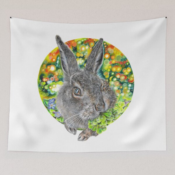 Item preview, Lucky Rabbit Clover designed and sold by CozyRainRabbit.