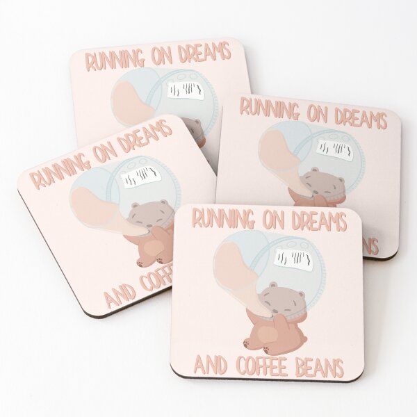 Item preview, Running on dreams and coffee beans designed and sold by milyahs-art.