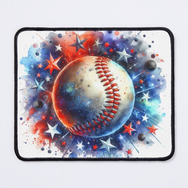 Item preview, Baseball,American Flag Colours designed and sold by deniz kaya.