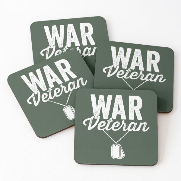 Item preview, War Vet Soldier Dog Tags Armed Forces Military Veteran Pride designed and sold by inkedtee.