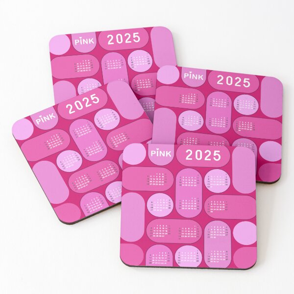 Item preview, 2025 Calendar very pink designed and sold by Dana Du.
