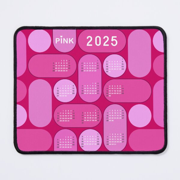 Item preview, 2025 Calendar very pink designed and sold by Dana Du.