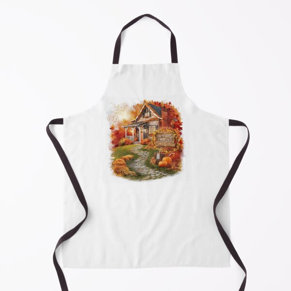 Item preview, Autumn vibes design cozy leaves house embrace designed and sold by Newhyperion.