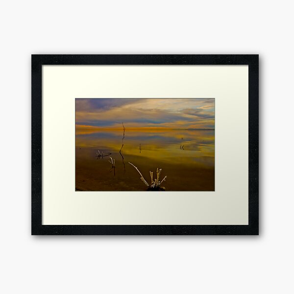 Salton Sea Dawn Framed Art Print