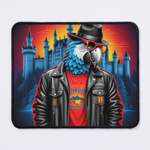 Item preview, Gabriel the Happy Parrot visiting the most romantic castles in Germany designed and sold by roman747.