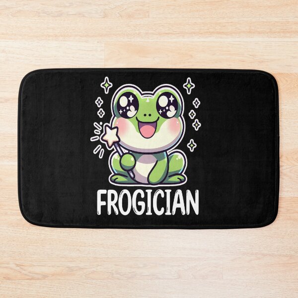 Item preview, Frogician Magical Frog with Wand Cute Kawaii Design designed and sold by Taans-Creation.