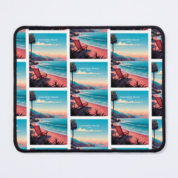 Item preview, Sarigerme Beach Turkey Tropical Escape designed and sold by NeuralVibe.