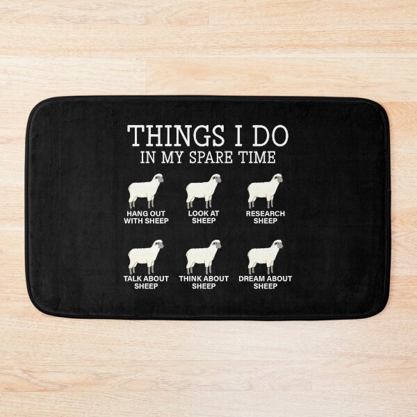 Item preview, Funny Sheep-Things I Do in My Spare Time-Gift for Sheep Lover-Animal Lover designed and sold by belladesign7.