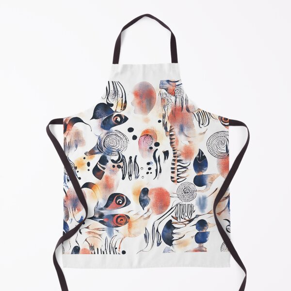 Item preview, A seamless watercolor pattern combining intricate technological motifs with organic. designed and sold by FreedomArtShop.