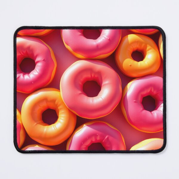 Item preview, Pink Donuts A Delicious Food Pattern Design designed and sold by TheArtOfPat.
