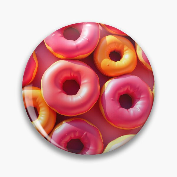 Item preview, Pink Donuts A Delicious Food Pattern Design designed and sold by TheArtOfPat.
