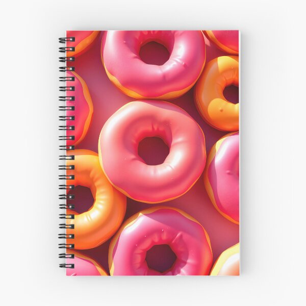 Item preview, Pink Donuts A Delicious Food Pattern Design designed and sold by TheArtOfPat.