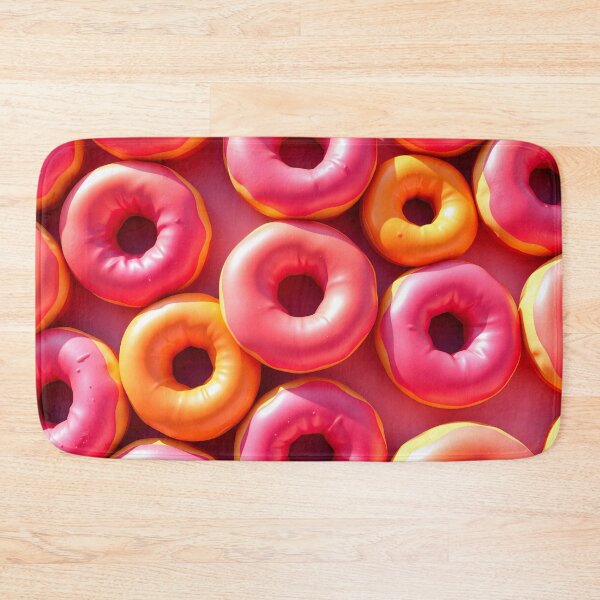 Item preview, Pink Donuts A Delicious Food Pattern Design designed and sold by TheArtOfPat.