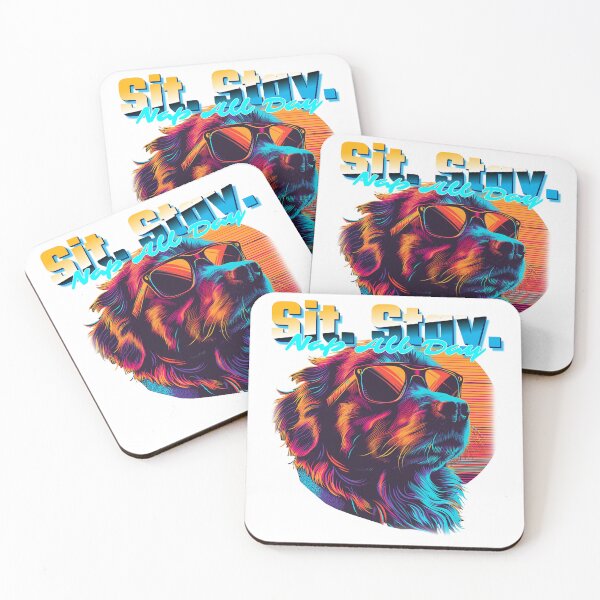 Item preview, Retro Dog Vibes designed and sold by dcarinax.