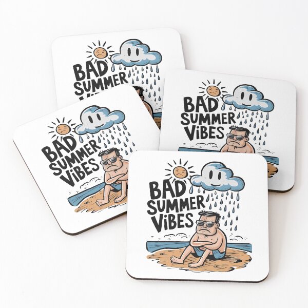 Item preview, Bad Summer Vibes designed and sold by CottonHeads.