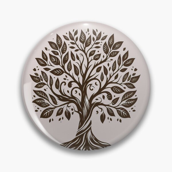 Item preview, A Big Tree dark Brown watercolor plant designed and sold by Nanthanon.