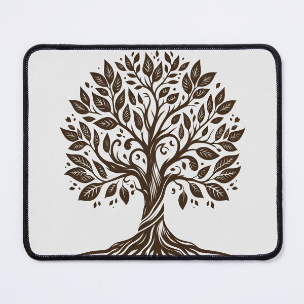 Item preview, A Big Tree dark Brown watercolor plant designed and sold by Nanthanon.