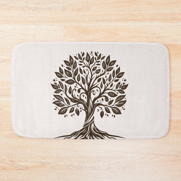 Item preview, A Big Tree dark Brown watercolor plant designed and sold by Nanthanon.