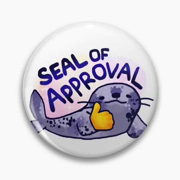 Item preview, Seal of approval designed and sold by townswmushrooms.