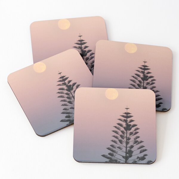 Item preview, Moon above trees, Praia da Luz, Portugal  designed and sold by Sarah Frankish.