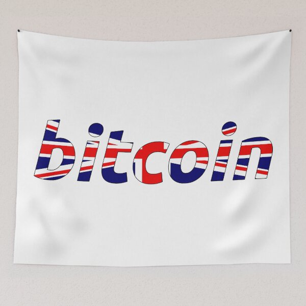 Item preview, Bitcoin typography, Great Britain designed and sold by Bitcoinomnis.