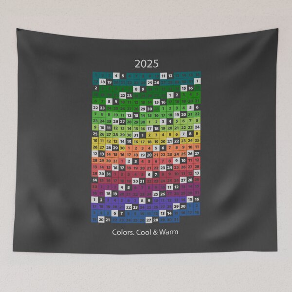 Item preview, 2025 Calendar rainbow designed and sold by Dana Du.