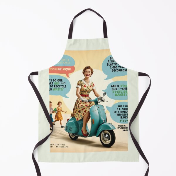 Item preview, "Vintage Eco-Friendly Message: Recycle & Reuse" designed and sold by Milina3.