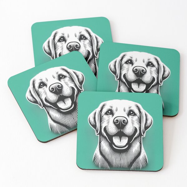 Item preview, Labrador Retriever Dog Happy Smile White designed and sold by ProductsGamma.