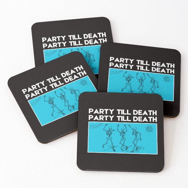 Item preview, Party Till Death - Skeletons Dancing Design designed and sold by ERROR-STORE.