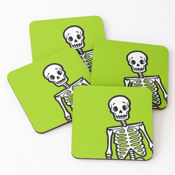 Item preview, Cute Cheerful Skeleton designed and sold by Amanda Kinast.
