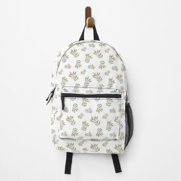 Item preview, Twigs seamless pattern with golden and green leaves designed and sold by PavlinaBFDesign.