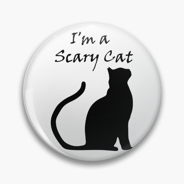 Item preview, scary cat designed and sold by Thinkaboutpam.