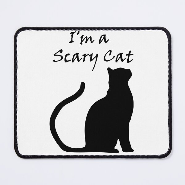 Item preview, scary cat designed and sold by Thinkaboutpam.