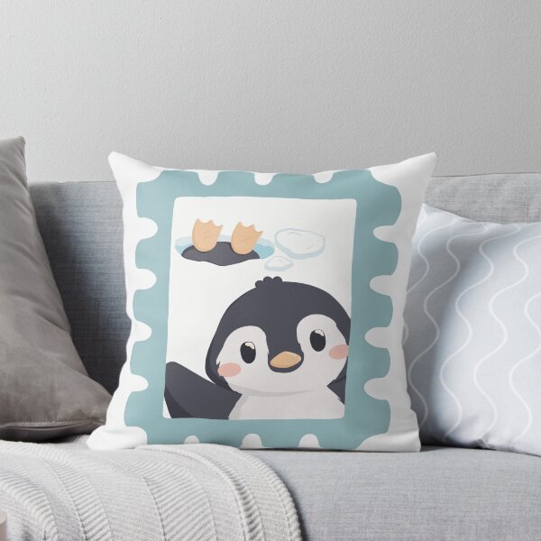 Item preview, Penguin postcard stamp designed and sold by milyahs-art.