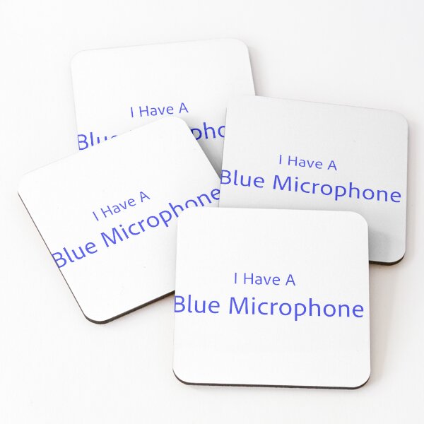 Item preview, I Have A Blue Microphone designed and sold by stevespencetv.